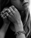 Werkstatt Munchen 5 ring combined rose bud ring M1186 PWM4